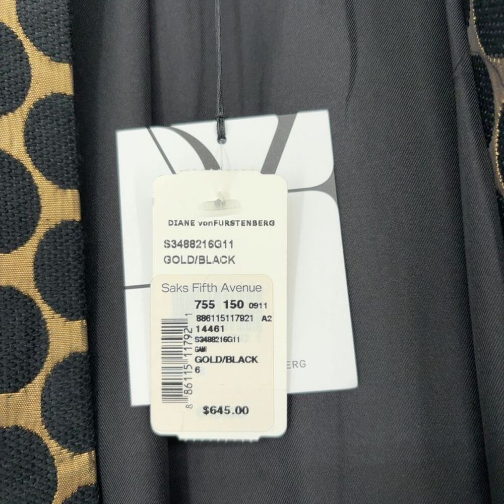 Diane Von Furstenberg Polka Dot Coat Dress - Picture 3 of 5
